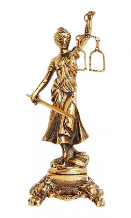 Бронзова статуетка Феміда (мала) Бронзова статуетка Феміда (мала)