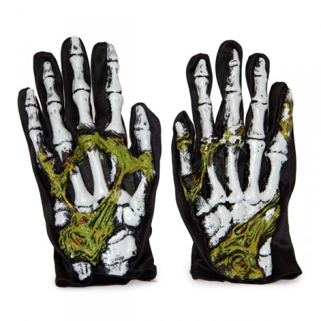 Перчатки Скелета Перчатки Скелета