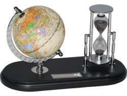 Набір з глобусом на чорній підставці Час і ми Набір з глобусом на чорній підставці Час і ми