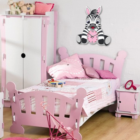 Дитячий настінний годинник "Зебра" . Дитячий настінний годинник "Зебра" .