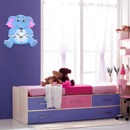 Дитячий настінний годинник "Слонік" . Дитячий настінний годинник "Слонік" .