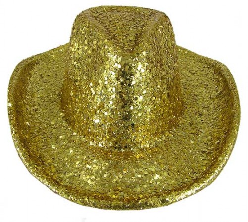 Шляпа золотая "Элвиса"