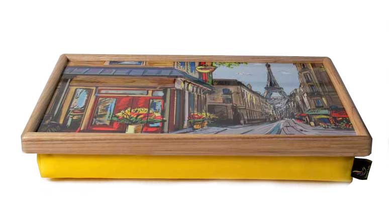 Столик із подушкою Вулиці Парижа Столик із подушкою Вулиці Парижа