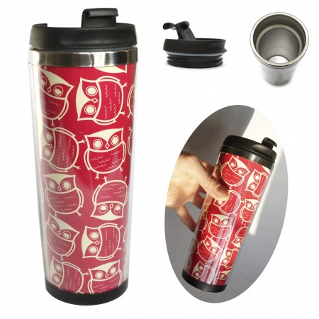 Термокухоль " Рожеві сови " Термокухоль " Рожеві сови "