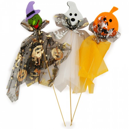 Декор Хэллоуин на палочке Декор Хэллоуин на палочке