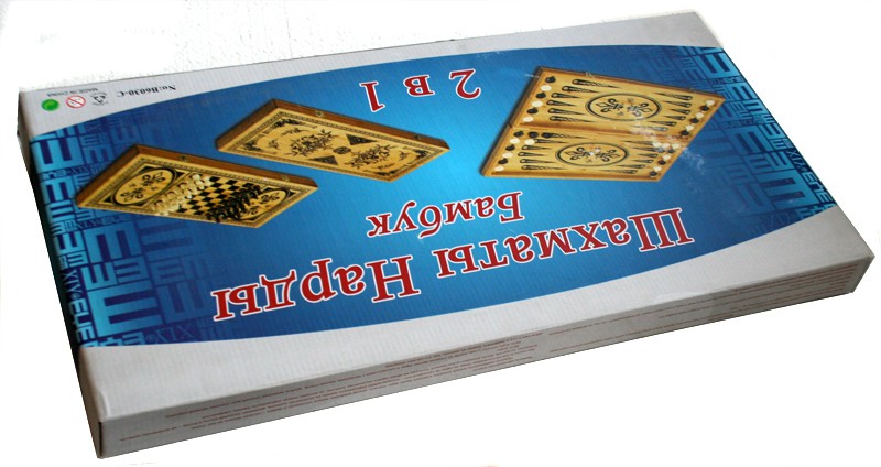 Нарди+шахи з бамбука Крафт Нарди+шахи з бамбука Крафт