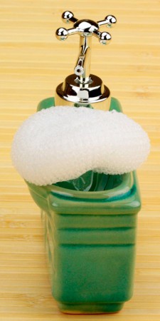 Умивальник - дозатор із мочалкою Умивальник - дозатор із мочалкою