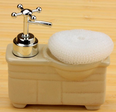 Умивальник - дозатор із мочалкою Умивальник - дозатор із мочалкою