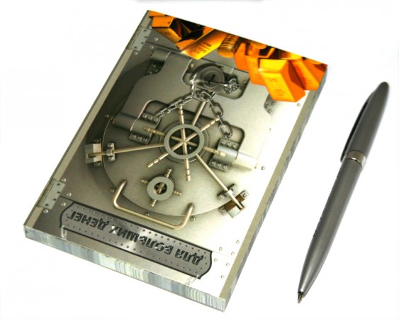 Набір : блок із ручкою та написом - Подарок что надо! "Для больших денег" Набір : блок із ручкою та написом - Подарок что надо! "Для больших денег"