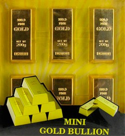 Зливок золота - набір магнітів Зливок золота - набір магнітів