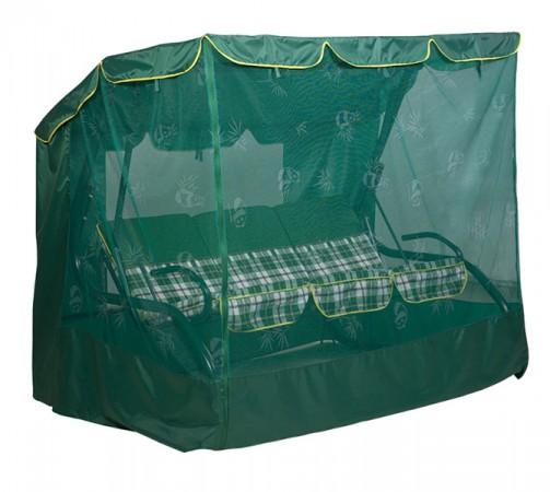 Садова гойдалка розкладна "Дачна Преміум" з москітною сіткою Садова гойдалка розкладна "Дачна Преміум" з москітною сіткою