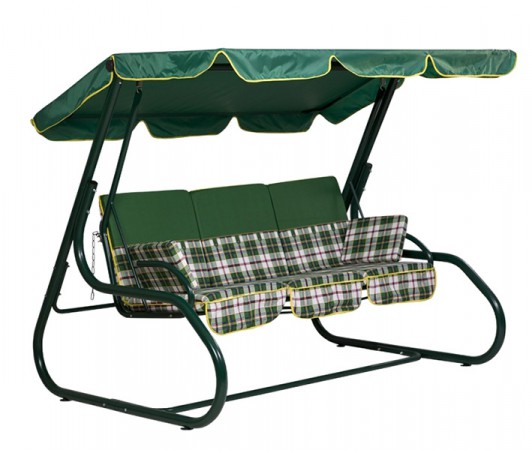 Садова гойдалка розкладна "Дачна Преміум" з москітною сіткою Садова гойдалка розкладна "Дачна Преміум" з москітною сіткою