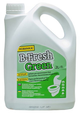 Рідина д/біотуалета B-Fresh Green, 2 л Рідина д/біотуалета B-Fresh Green, 2 л