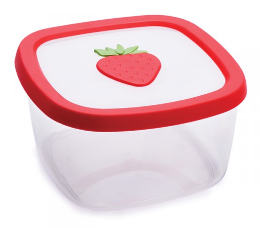Контейнер для продуктів, 1,5 л, полуниця Контейнер для продуктів, 1,5 л, полуниця