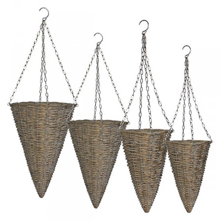 Набір горщиків для квітів лоза 3шт Набір горщиків для квітів лоза 3шт