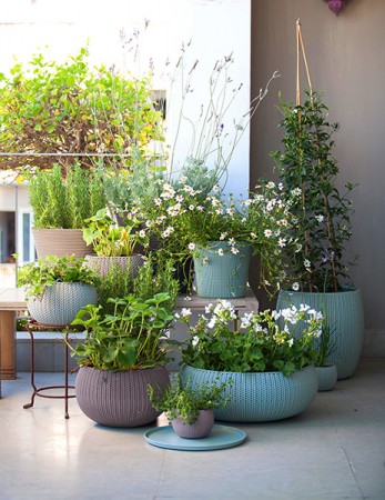 Кашпо 28 см Cozies S з ланцюжком, фіолет Кашпо 28 см Cozies S з ланцюжком, фіолет