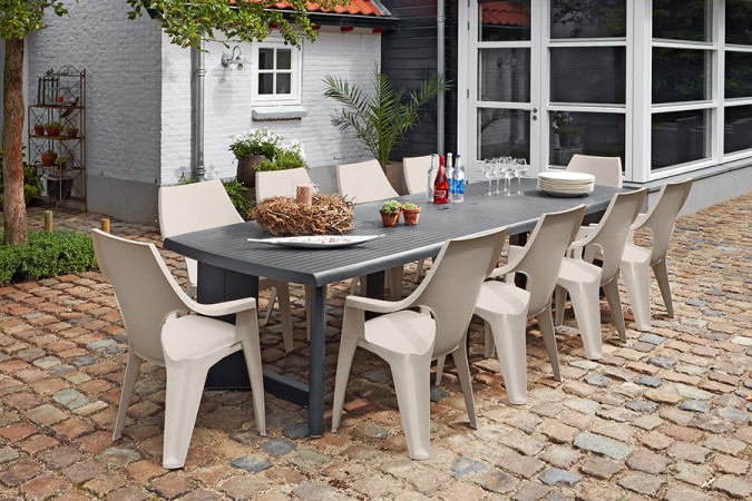 Стілець пластиковий Dante low back бежевий Стілець пластиковий Dante low back бежевий