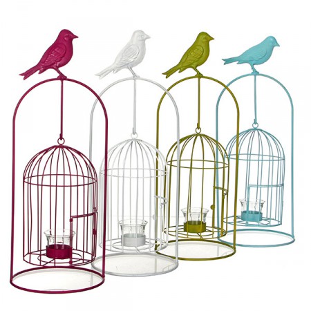 Декор для саду - Свічник-клітина для птахів Декор для саду - Свічник-клітина для птахів