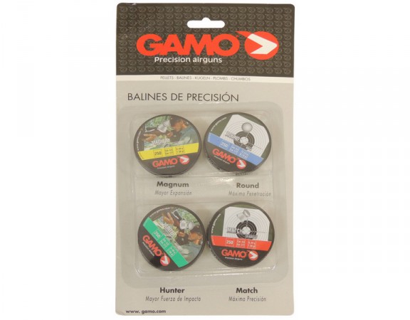 Кулі пневматичні Gamo (набір із 4 видів) кал.4,5мм . Кулі пневматичні Gamo (набір із 4 видів) кал.4,5мм .