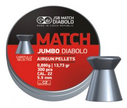 Кулі пневматичні JSB Diabolo Jumbo Match 5.5мм . Кулі пневматичні JSB Diabolo Jumbo Match 5.5мм .