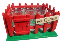 Набір чарок "Мої 6 соток" Набір чарок "Мої 6 соток"