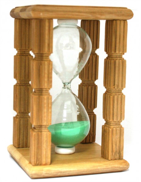 Часы песочные в бамбуке "Париж"