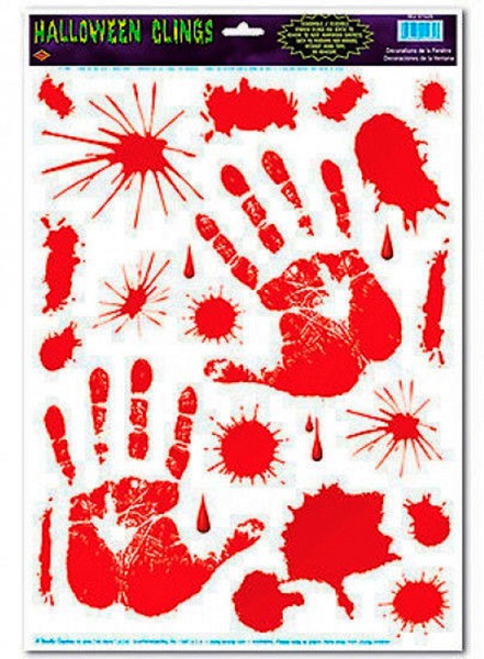 Наклейки кровавые Руки Наклейки кровавые Руки