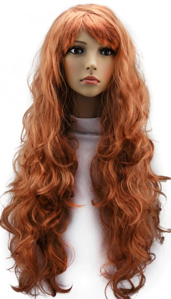 Перука довга каштанова Перука довга каштанова
