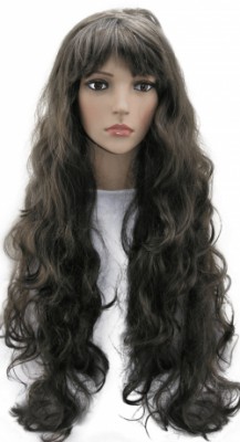 Перука довга чорна 90 см Перука довга чорна 90 см