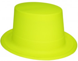 Капелюх циліндр пластик флок (жовта) Капелюх циліндр пластик флок (жовта)