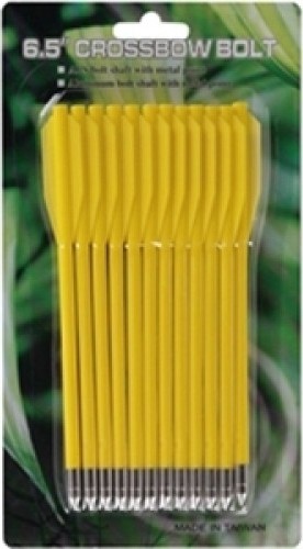 Стріли для арбалета Man Kung MK-PL-Y, жовтий, 12 шт . Стріли для арбалета Man Kung MK-PL-Y, жовтий, 12 шт .