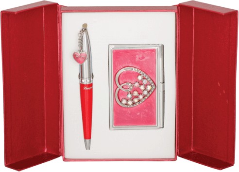 Подарунок Crystal Heart червоний Подарунок Crystal Heart червоний