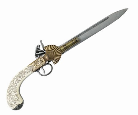 Британський пістолет-кинжал XIX ст . Британський пістолет-кинжал XIX ст .