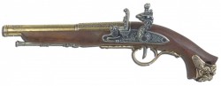 Пистолет с кремниевым замком, XVIII век