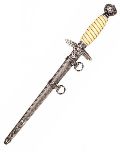 Кинжал офіцера Люфтваффе, 1937р, нікель, без підвісу, 4115NQ . Кинжал офіцера Люфтваффе, 1937р, нікель, без підвісу, 4115NQ .