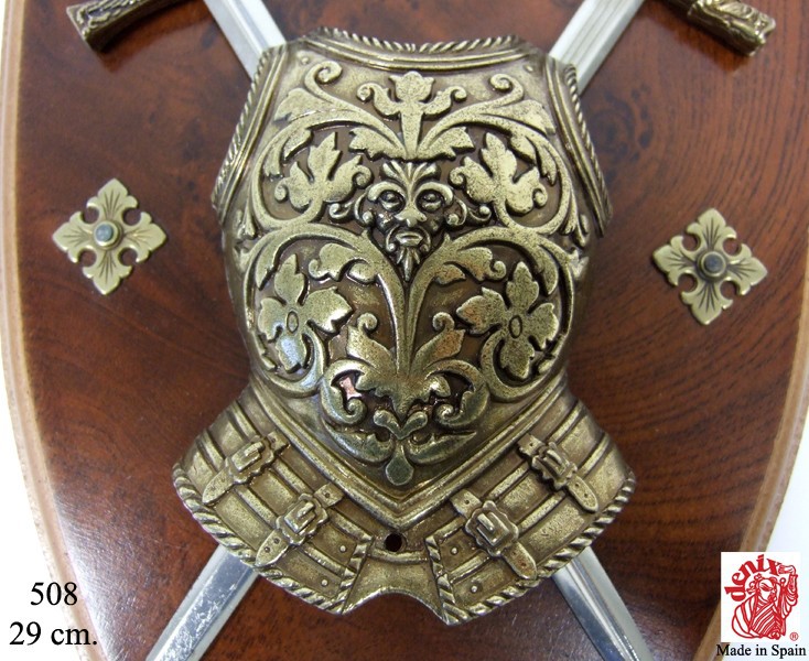 Панно міні-меч Ескалібур, міні-меч Карла Великого, кіраса на щиті . Панно міні-меч Ескалібур, міні-меч Карла Великого, кіраса на щиті .