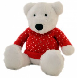 Іграшка грілка Полярний Ведмедик у светрі Іграшка грілка Полярний Ведмедик у светрі