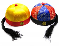 Китайская шапка с косой 