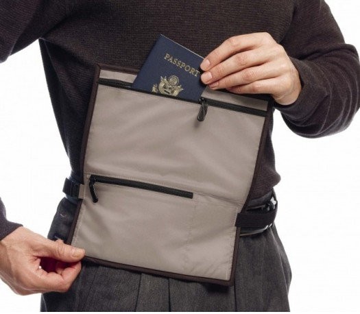 Дорожній гаманець на поясі Wenger WE6076GY, сірий Дорожній гаманець на поясі Wenger WE6076GY, сірий