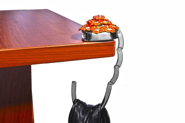 Тримач для сумки Jinli «Червоний букет» 114 Тримач для сумки Jinli «Червоний букет» 114