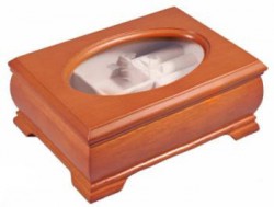 Скринька зі світлого дерева King Wood «Опал» Скринька зі світлого дерева King Wood «Опал»