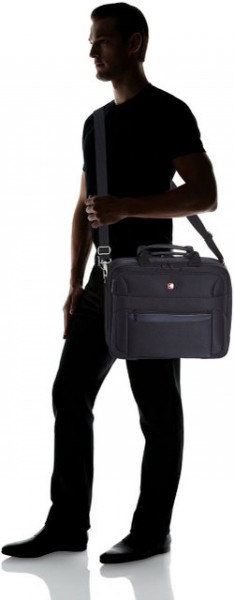 Сумка Wenger Black з відділенням для ноутбука 17" W73012293 Сумка Wenger Black з відділенням для ноутбука 17" W73012293