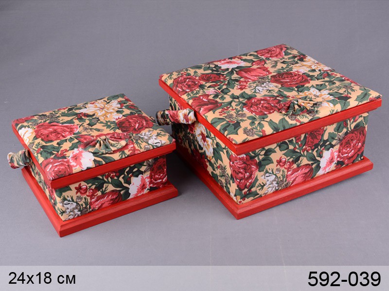 Набір скриньок жіночі троянди 2 Набір скриньок жіночі троянди 2