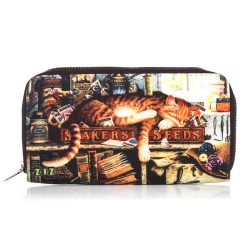 Гаманець " Кіт з книжками " Гаманець " Кіт з книжками "