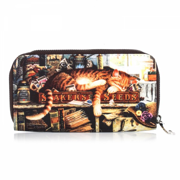 Гаманець " Кіт з книжками " Гаманець " Кіт з книжками "