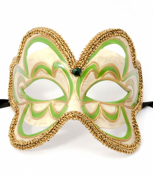 Маска венецианская зеленая Маска венецианская зеленая