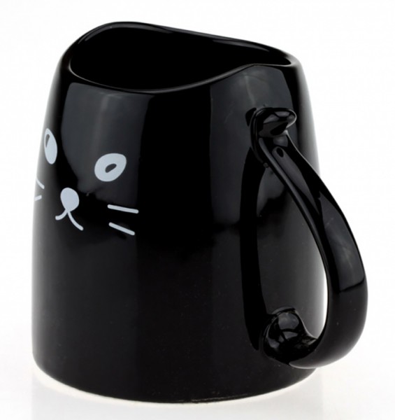 Кухоль Кішка з хвостом чорна Кухоль Кішка з хвостом чорна