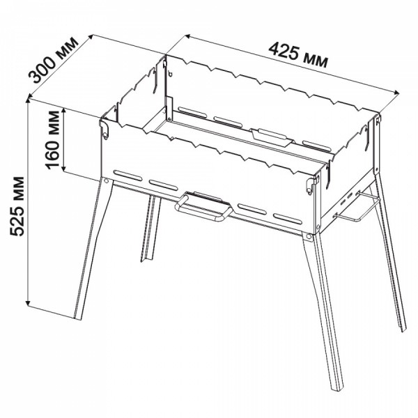 Мангал Mousson Prometeo Q 6 V Мангал Mousson Prometeo Q 6 V