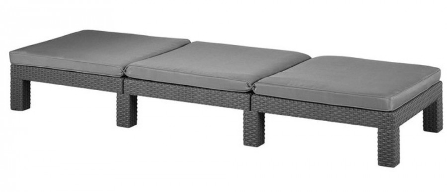 Шезлонг Allibert Daytona Сірий Шезлонг Allibert Daytona Сірий