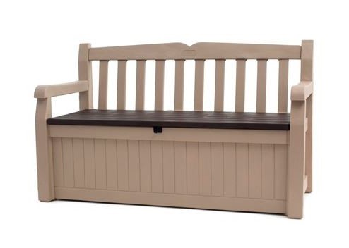 Скамья-сундук для хранения Keter Eden Bench 265 л Бежевая Скамья-сундук для хранения Keter Eden Bench 265 л Бежевая